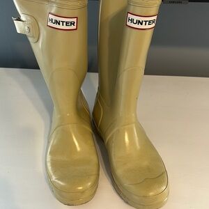 Hunter Yellow Women's Rain Boots